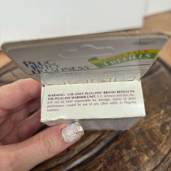 Glade Johnson Wax PlugIns 3 Refills Country Garden Potpourri Vintage Collectible - Picture 4 of 4